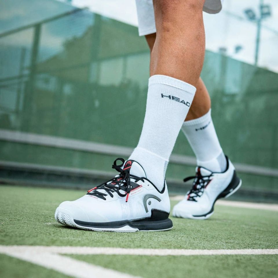 Head Sprint Pro 3.5 Toprak Kort Erkek Tenis Ayakkabı Beyaz - 45