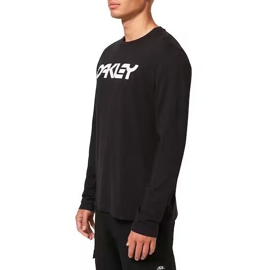 Oakley Mark Iı L/S Tee 2.0 Black/White L Erkek Outdoor T-Shirt